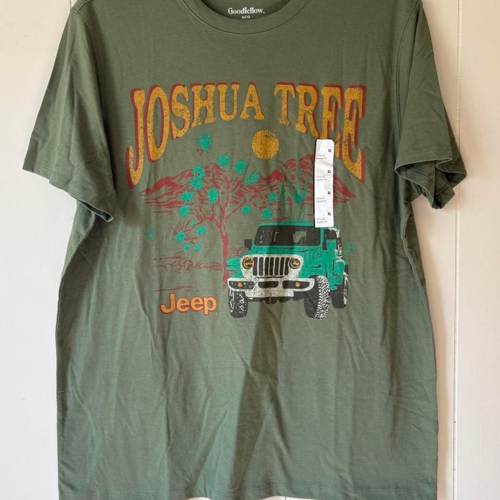Goodfellow & Co. green Jeep graphic tee Size XL